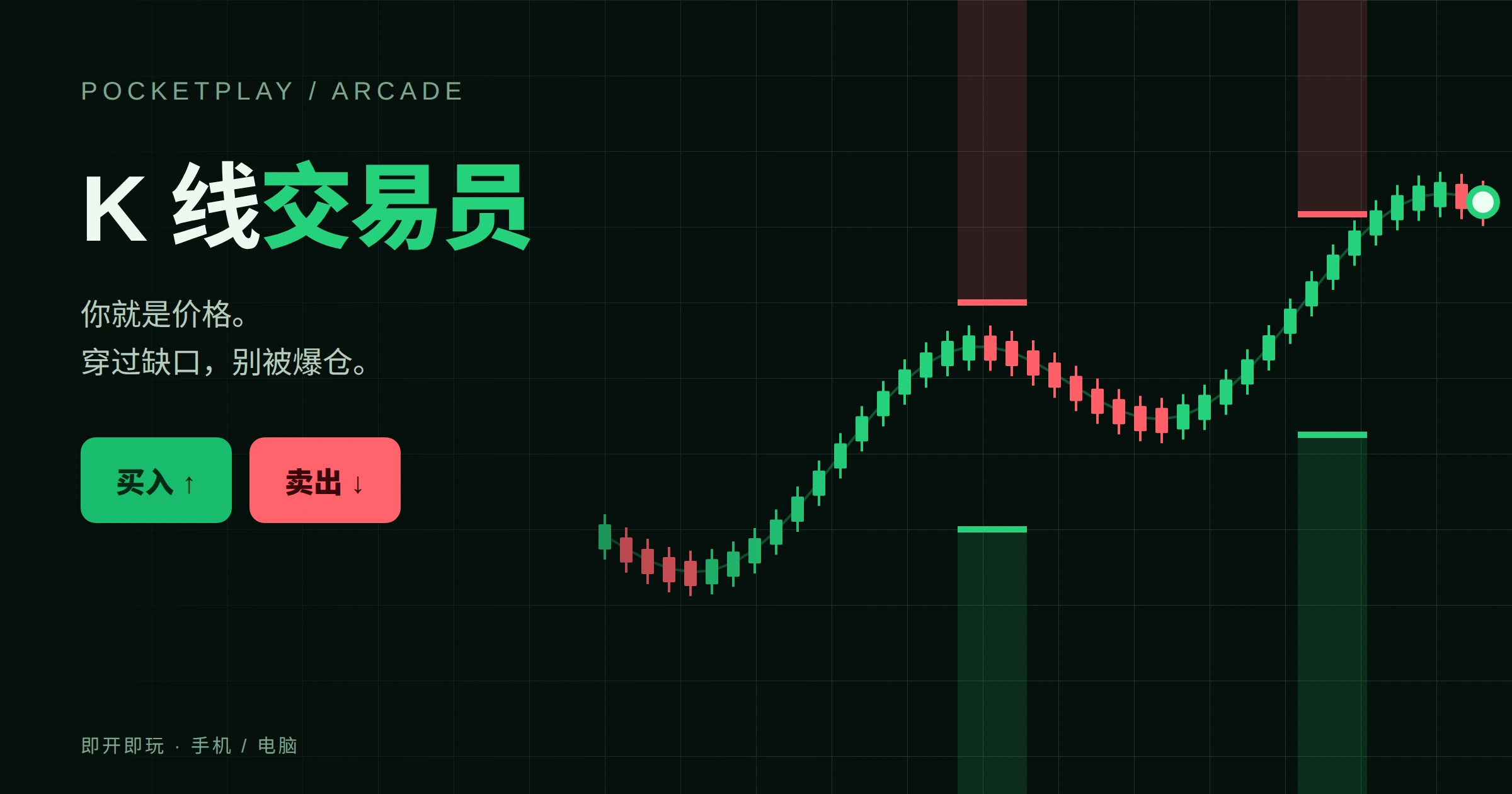 炒股版 Flappy Bird